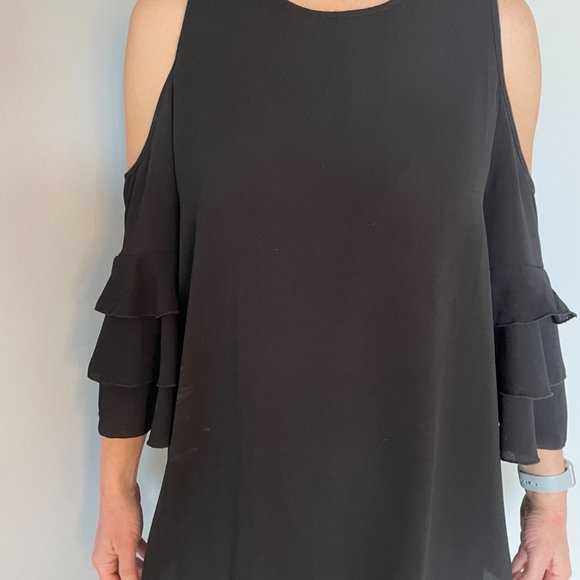 Cold Shoulder Dress Blouse - Picture 4 of 4